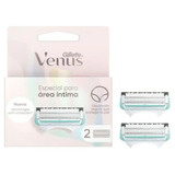 Venus Gillette Repuesto 2u. Especial Para Area Intima