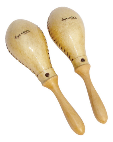 Maracas Tycoon De Piel Vaca Natural Tmsc-110