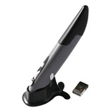 Pen Mouse Inalámbrico Usb Tipo Lapiz Vertical 2.4g Soporte