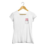 Blusa Playera Bolsa Cerdito Cute Dibujo Niña/mujer 