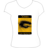 Blusa Juanes Pop Rock Camiseta Dama Bca Urbanoz