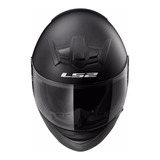 Casco Ls2 Ff 352 Integral Negro Brillo Mate Top Racing