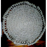 Individuales - Posaplatos - Crochet Artesanal - 42 Cm - Hilo