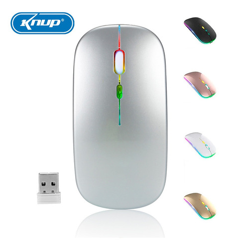 Mouse Sem Fio Wi-fi 2,4ghz 1600dpi Óptico Wireless Usb