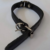 Collar Cuero Con Hebilla Ancho 20mm(3/4), Largo 43cms Tm