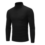 Sudadera Térmica Deporte For Hombre Con Cuello Alto Tortuga