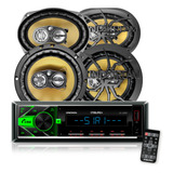 Kit Autoestereo + Dos Bocinas Pro-650+dos Bocinas Pro-690