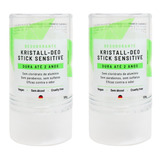 Desodorante Stick Kristall Alva Sem Perfume 120 G - 2 Unid.
