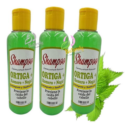 3 Shampoo Anticaida Ortiga Romero 500ml C/u