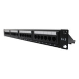 Patch Panel Cat 6 24 Puertos Panel De Parcheo Para Rack