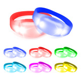 C Pack De 10 Pulseras Led Para Fiestas Y Eventos