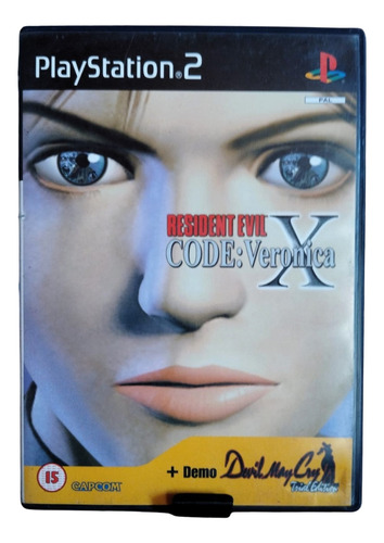 Resident Evil Code Veronica X Original Pal Europa Manual Ps2