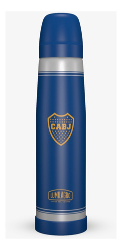 Termo Lumilagro Boca Juniors Escudo Acero Inoxidable 1lt