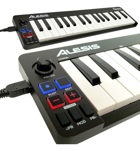 Teclado Controlador Alesis Usb Midi 32 Teclas - Profissional