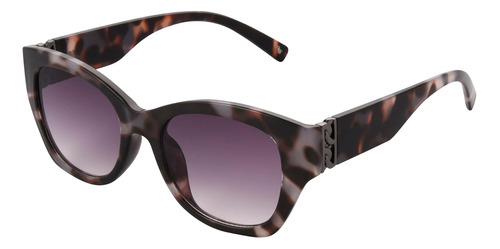 Nine West Mujeres Alivia Cateye Gafas De Sol, Tortuga, 53 Mm