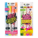 Kit Resaltadores Mooving Glitter + Perfumados Gel