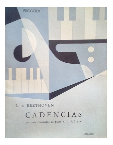 Beethoven Cadencias De Los Conciertos Para Piano Partituras