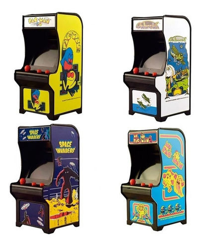 Pack X 4 Modelos Mini Juego Retro Tiny Arcade 