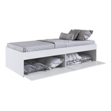 Cama Individual Infantil Con 2 Cajones Amore - Kidscool