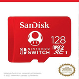 Memoria Micro Sd Sandisk 128gb Nintendo Switch 4k Original