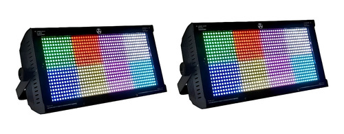 2x Super Strobo Led 1000w Atomic3000 Rgb Dmx Profissional