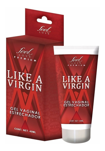 Gel Lubricante Anal / Vaginal Like A Virgin Estrechador 40ml Sabor Natural - Gel 40ml