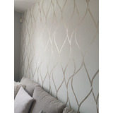 Plantilla Decorativa Living Mesh Grande Pintar Stencil Pared