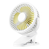 Ventilador Aire Escuela, Mxrew-001, 1pza, 4 Ø, Blanco, Usb,