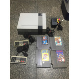 Nintendo Nes Con Dos Controles Y Saga De Súper Mario Bros