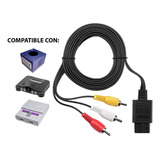 Cable Av  Audio Video Compatible Con Snes N64 Game Cube Gc