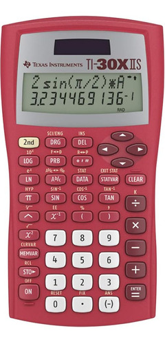 Calculadora Científica Texas Instruments 30xiis/tbl/1l1 Rojo