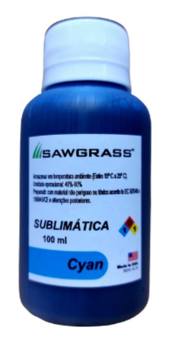 1 Unidade Tinta De 100ml Sawgrass Sublimatica