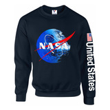 Sudadera Nasa, Cuello Redondo Unisex