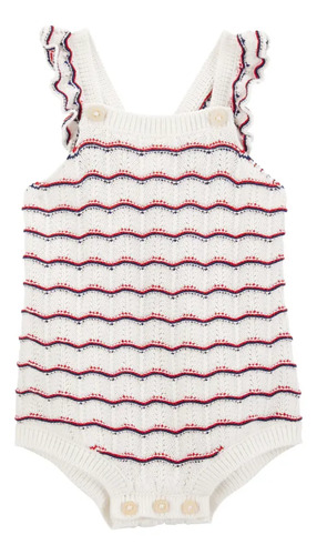 Romper Burbuja Cruzada A Rayas De Bebé 1s920010 Carters® | MercadoLibre