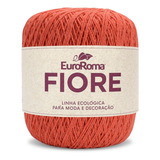 Linha Tricô Crochê Barbante Fiore 2 - 8/4 500m 150g Euroroma Cor Laranja 750