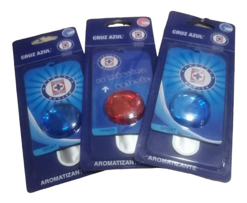 Ambientadores Coche Aromaterapia Desodorante Futbol 3 Pzs