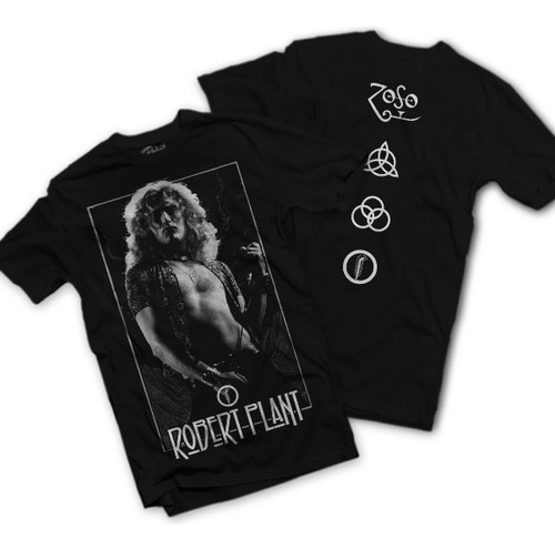 Playera De Led Zeppelin Robert Plant Marca Rebel