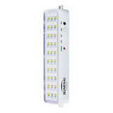 Luminária De Emergência 30leds Bivolt Cor Branca Blumenau