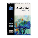 Block Croquera Acrilico A3 12 Hojas 300g Artist Colorear