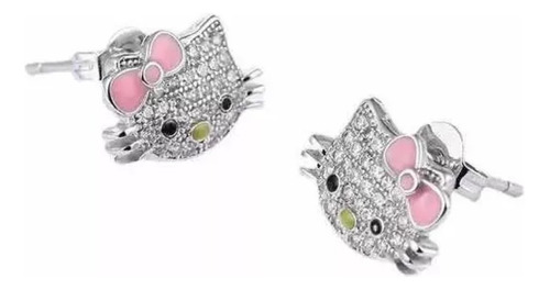  Aros Helloo Kitty Plata 925 