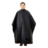 Cubridor Peinador Impermeable Estilista Completo Repelente Color Negro Cur