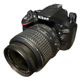  Nikon D5200 + Lente 18-55mm Vr Dslr Cor  Preto + Acessórios