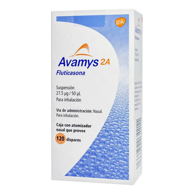 Avamys 2a Suspensión 27,5 Mcg, 1 Frasco Atomizador 120 Dosis | Envío gratis