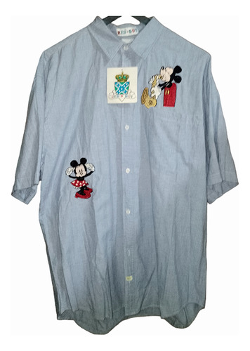 Camisa Vintage Overcize Mickey Mouse L