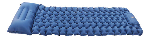 Colchoneta Inflable Para Acampar, Color Azul Marino, Ligera