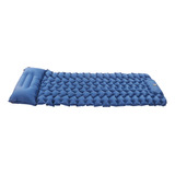 Colchoneta Inflable Para Acampar, Color Azul Marino, Ligera