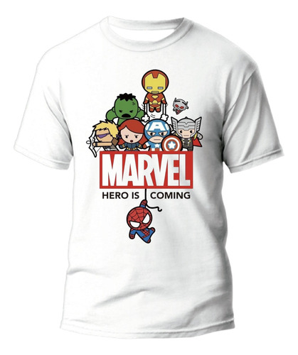 Playera Infantil Avengers Todos Premium