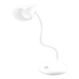 Lampara Flexible De Luz Led Recargable Touch 3 Intensidades Color De La Estructura Blanco