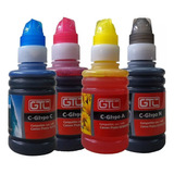 X4 Tinta Alt. P/ Canon Gi190 Pixma G2100 G3100 190 2100 3100