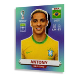 Figurinhas Copa Do Mundo 2022 Jogadores Brasil Album Panini Bra 15 Antony Personagem Figurinha Avulsa Copa 2022